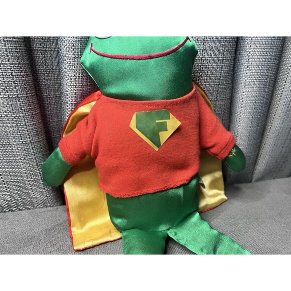 VTG Hubbell The Croakettes 14 inch Super Frog Plush Stuffed Animal Toy 1983 - Picture 6 of 14